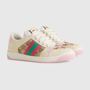 Gucci Women's Screener sneaker with crystals